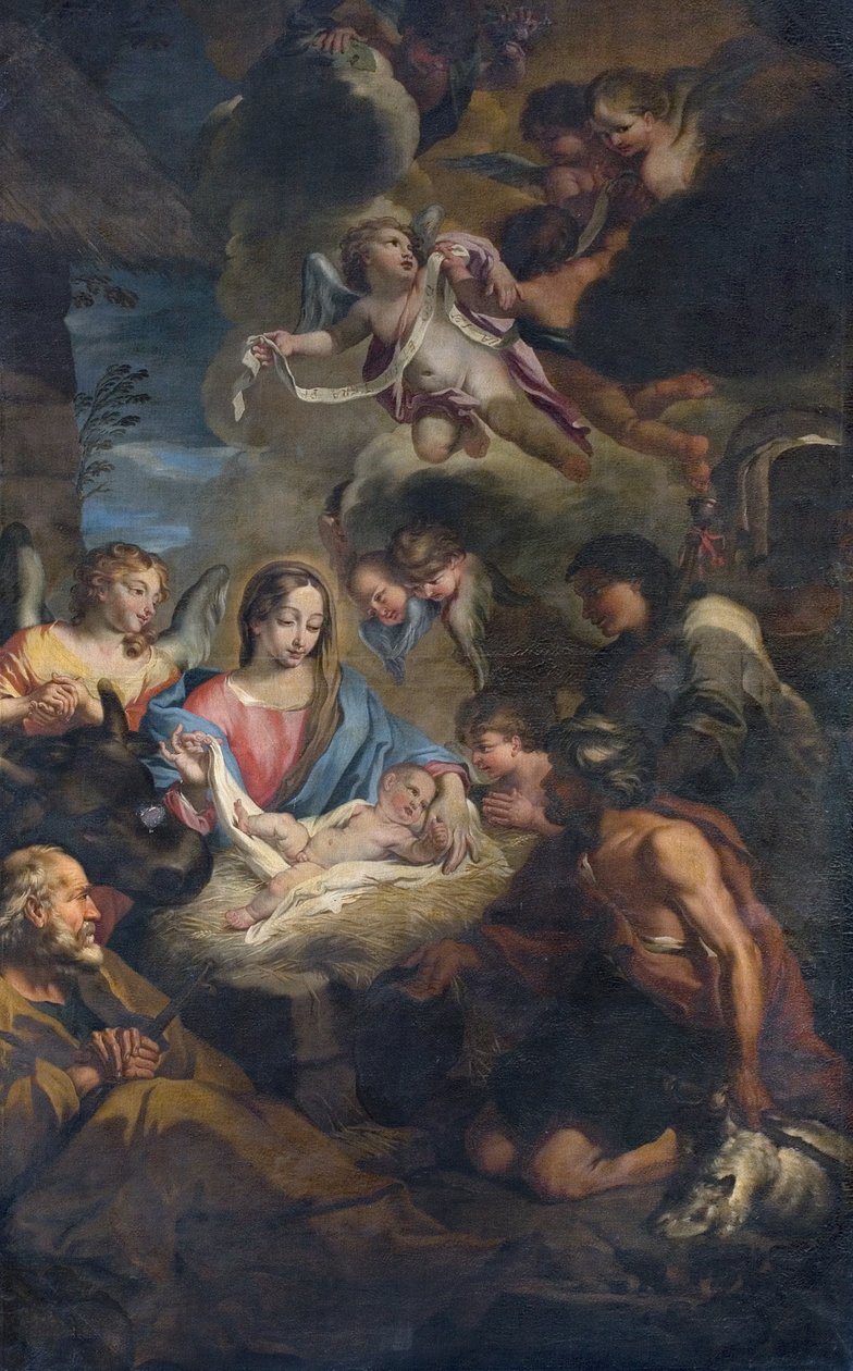 Klanění pastýřů od Francesco Fabbrica
