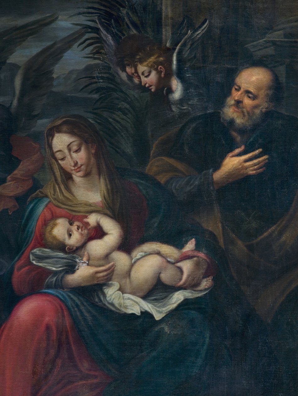 Klanění pastýřů, detail od Francesco Fabbrica