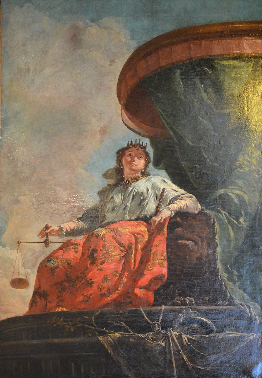 Francouzsky: Allégorie de la Justice ou Venise trônant Alegorie spravedlnosti od Francesco Fontebasso
