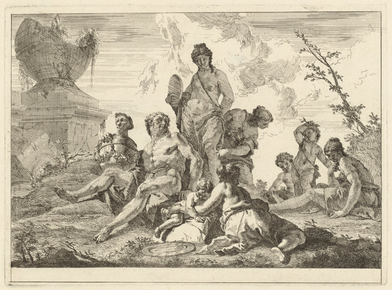 Venus and Vulcan with Three Nymphs and Three Cupids   1229191   cs       czech Successfully Translated  Original: Portrait of Leonardus van der Voort Portret van Leonardus van der Voort Translat: Portrait of Leonardus van der Voort Portret van Leonardus va od Francesco Fontebasso
