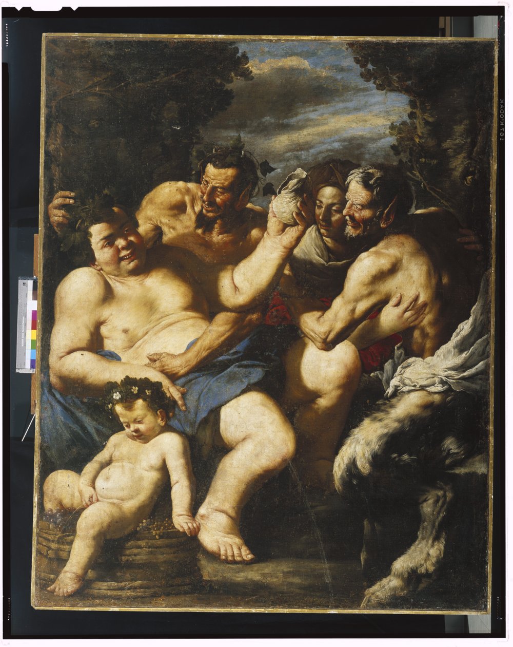 Opilý Silenus, kolem roku 1640 od Francesco Francanzano