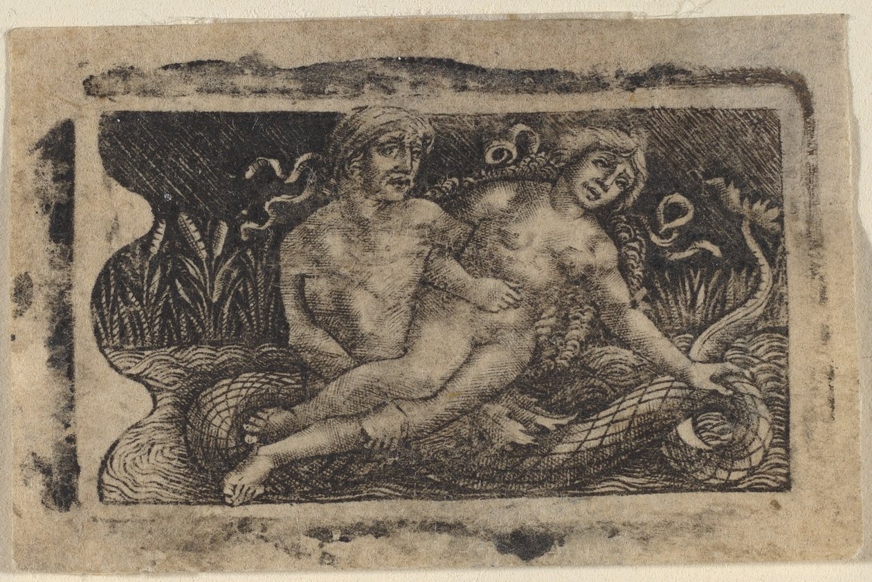 Triton a nymfa od Francesco Francia or Peregrino da Cesena