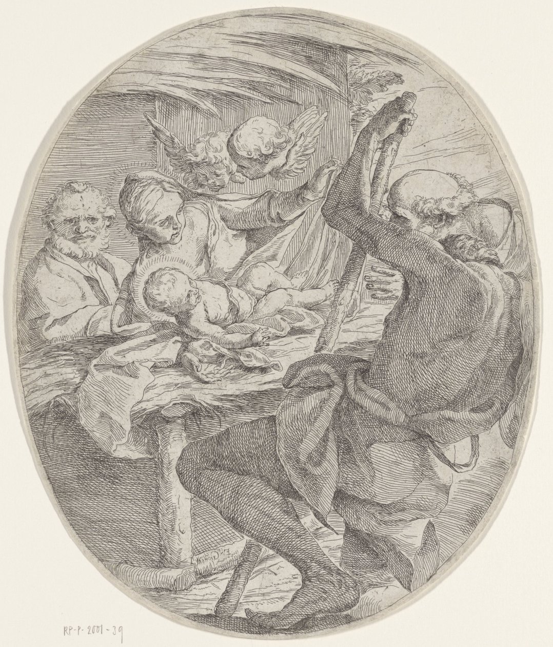Narození Krista od Francesco Giovane