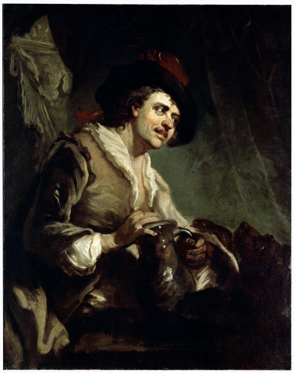 Muž se džbánem, 18. století od Francesco Giuseppe Casanova