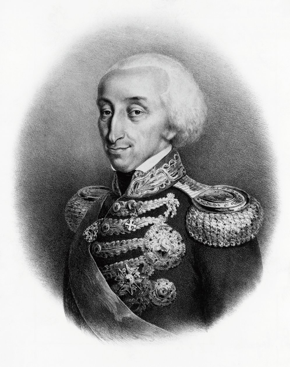 Portrét Vittoria Emanuela I. Savojského (1759-1824), krále Sardinie od Francesco Gonin