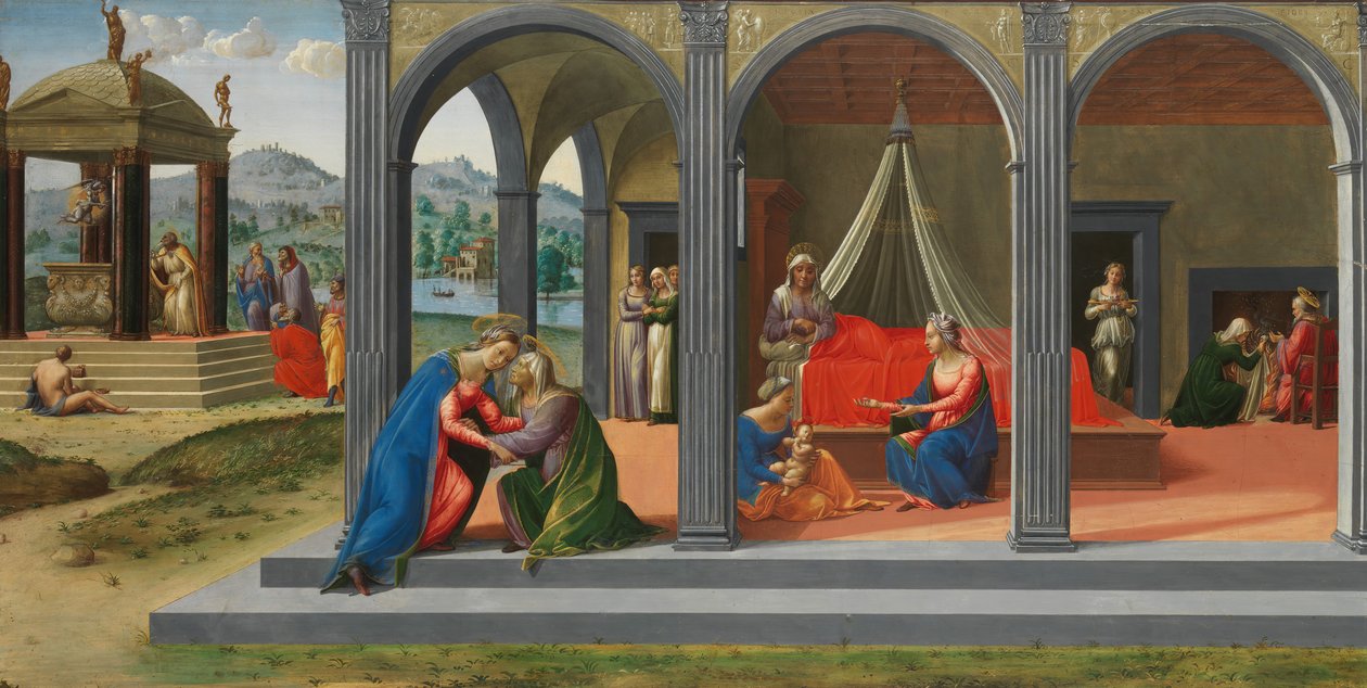 Scény ze života svatého Jana Křtitele, ca. 1506-7. od Francesco Granacci