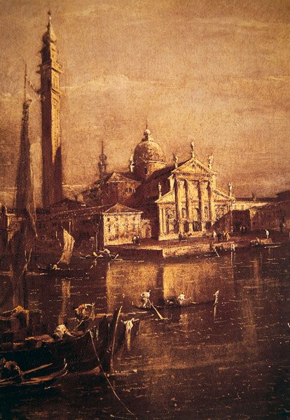 Kostel San Giorgio and the Campanile, detail The Basin of Saint Mark