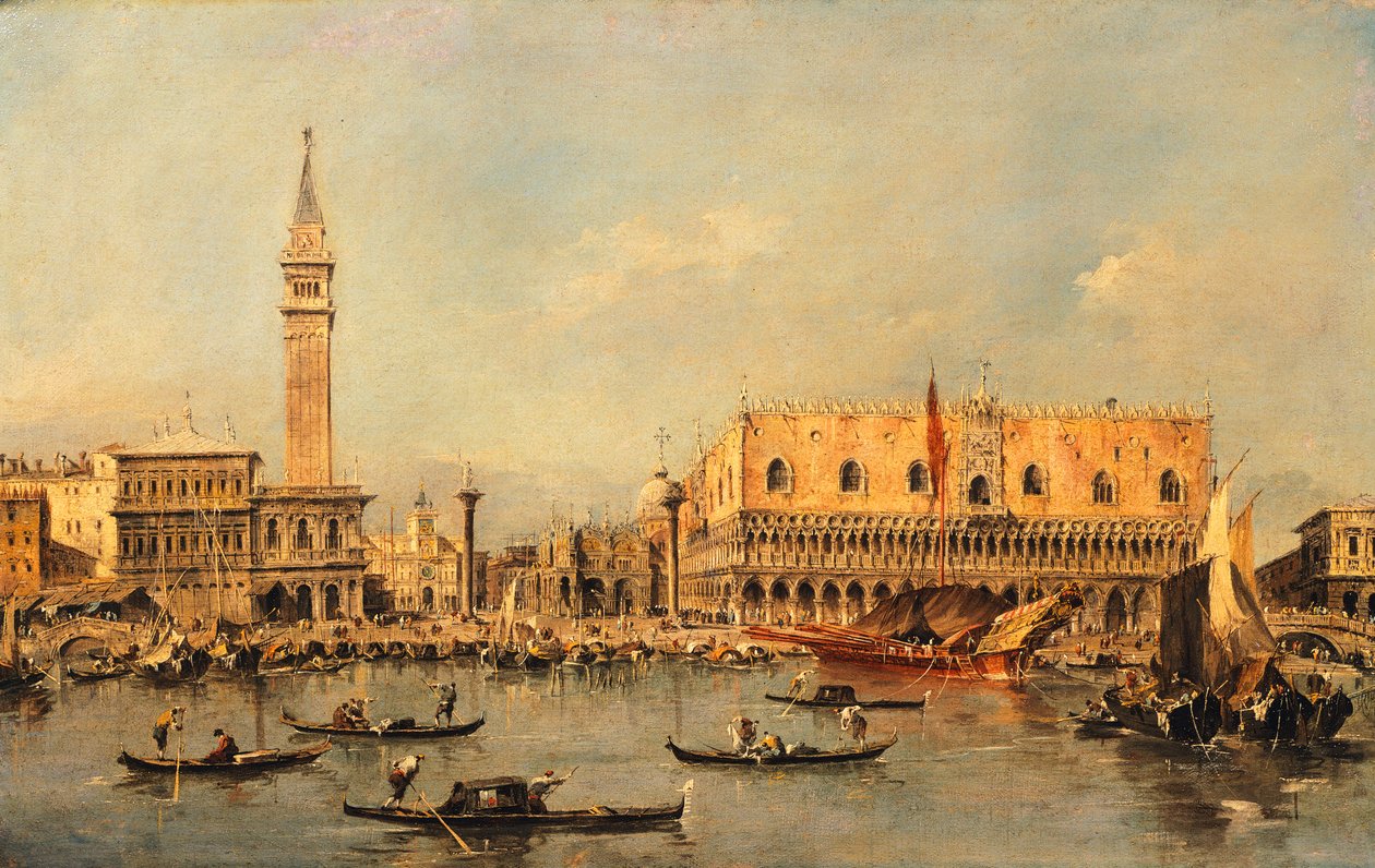 Ducale Palace v Benátkách, Francesco Guardi (1712-1793) od Francesco Guardi