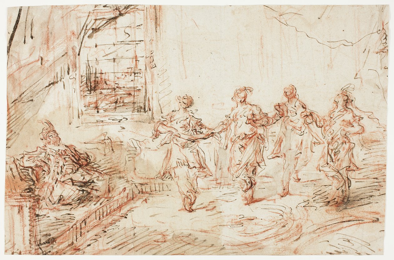Harémová scéna od Francesco Guardi