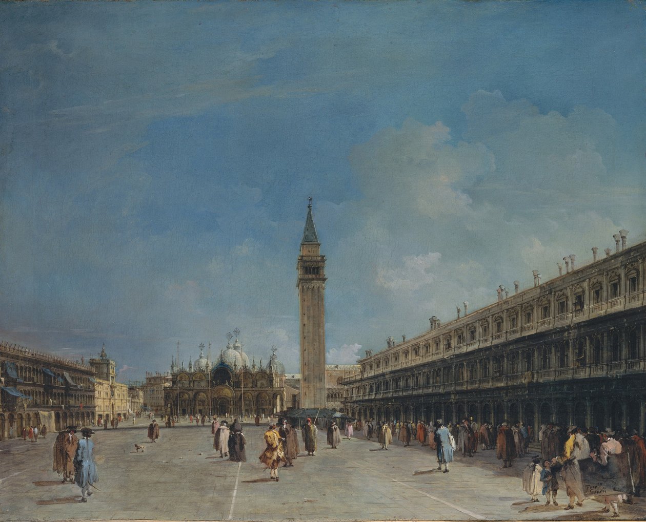 Piazza San Marco, 1760 od Francesco Guardi