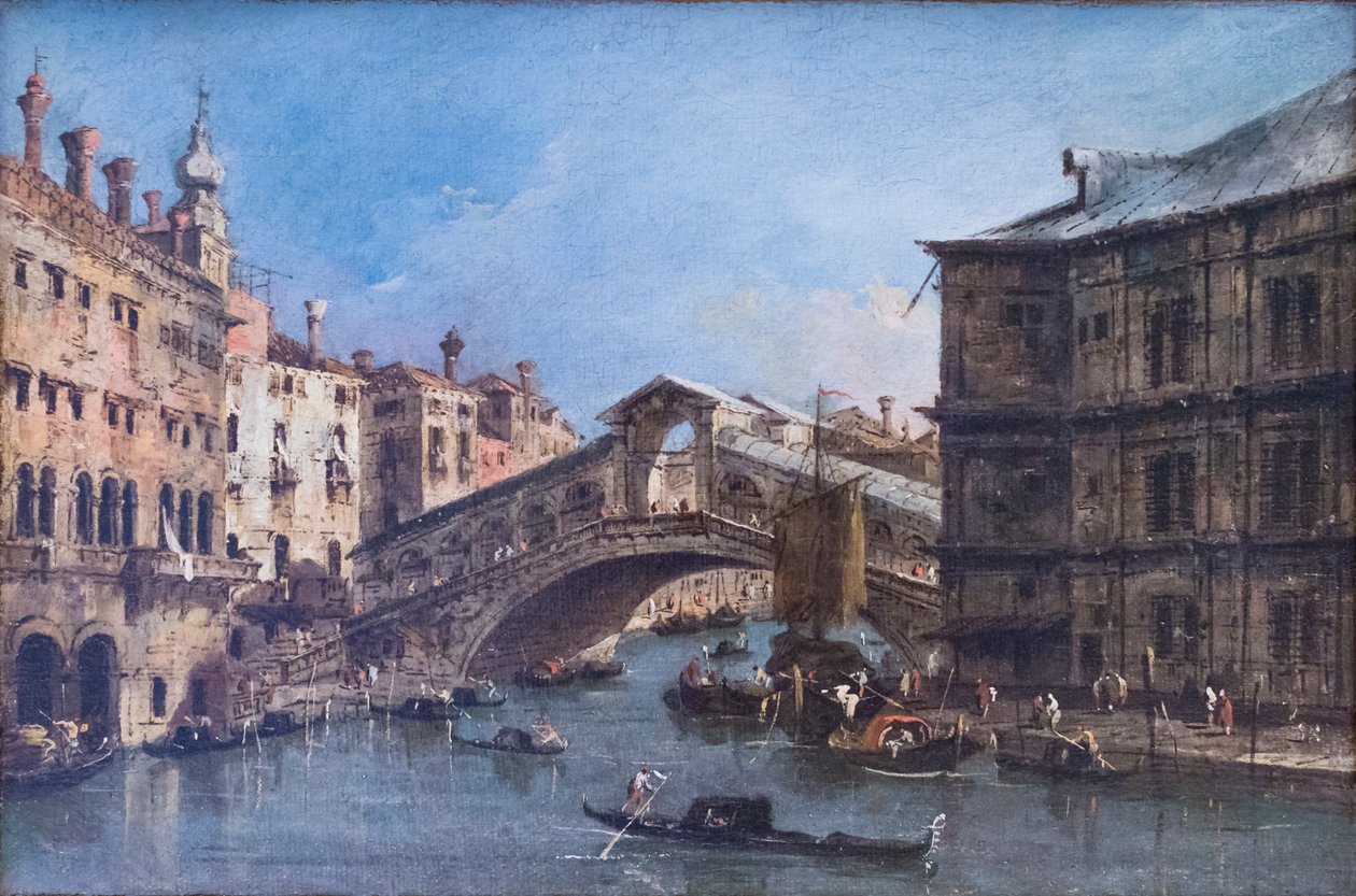 most Rialto od Francesco Guardi
