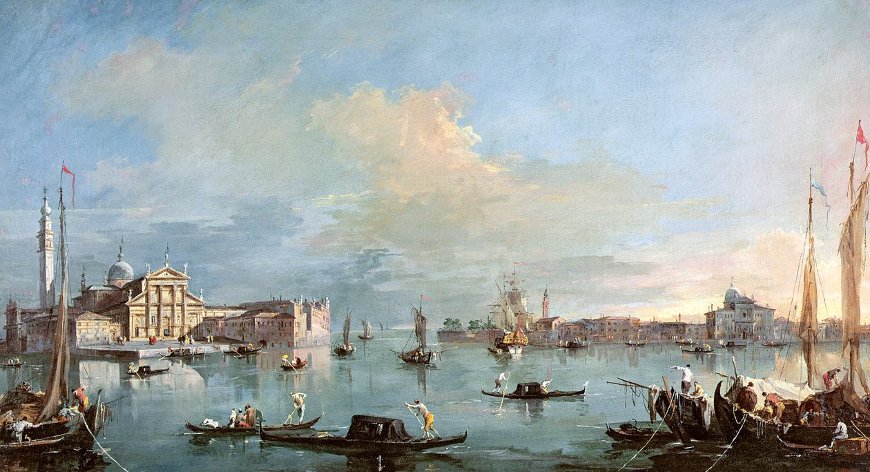 San Giorgio Maggiore (olej na plátně) od Francesco Guardi
