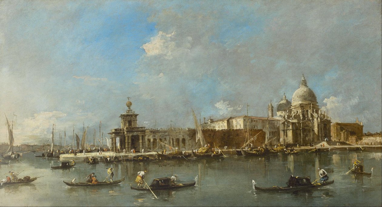 Santa Maria della Salute a Dogana, Benátky od Francesco Guardi