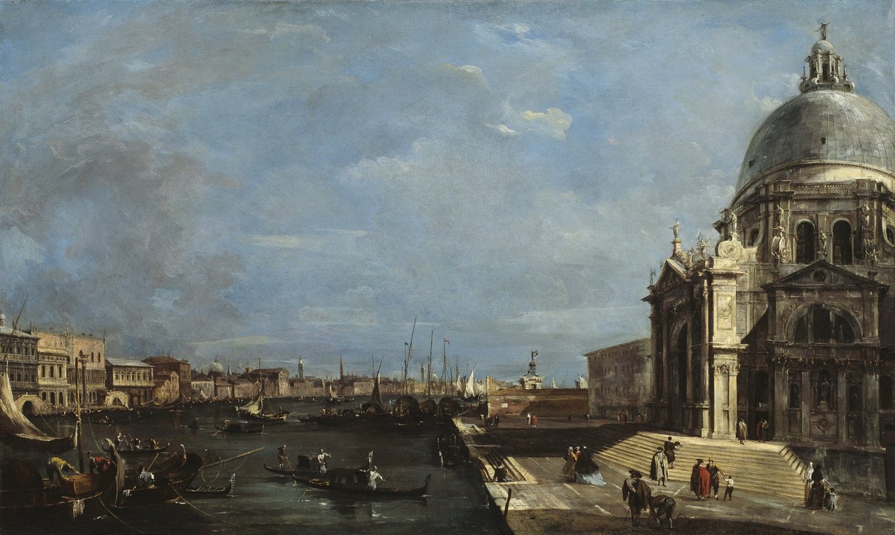 Canal Grande, Benátky, kolem roku 1760 od Francesco Guardi