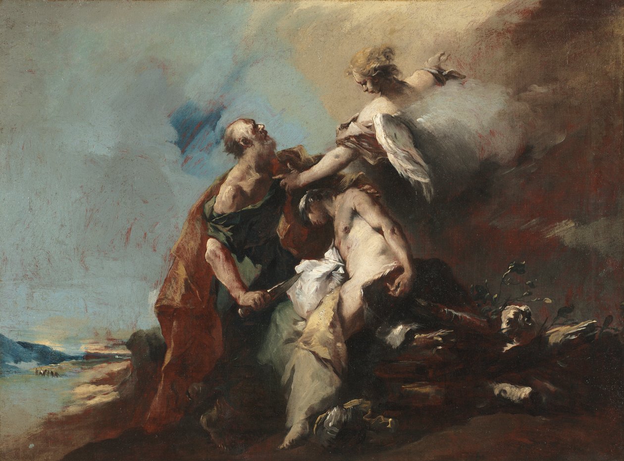 Obětování Izáka od Francesco Guardi