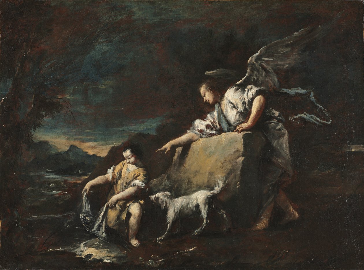 Tobiáš a anděl od Francesco Guardi
