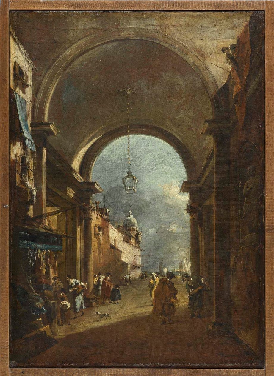 Pohled branou od Francesco Guardi