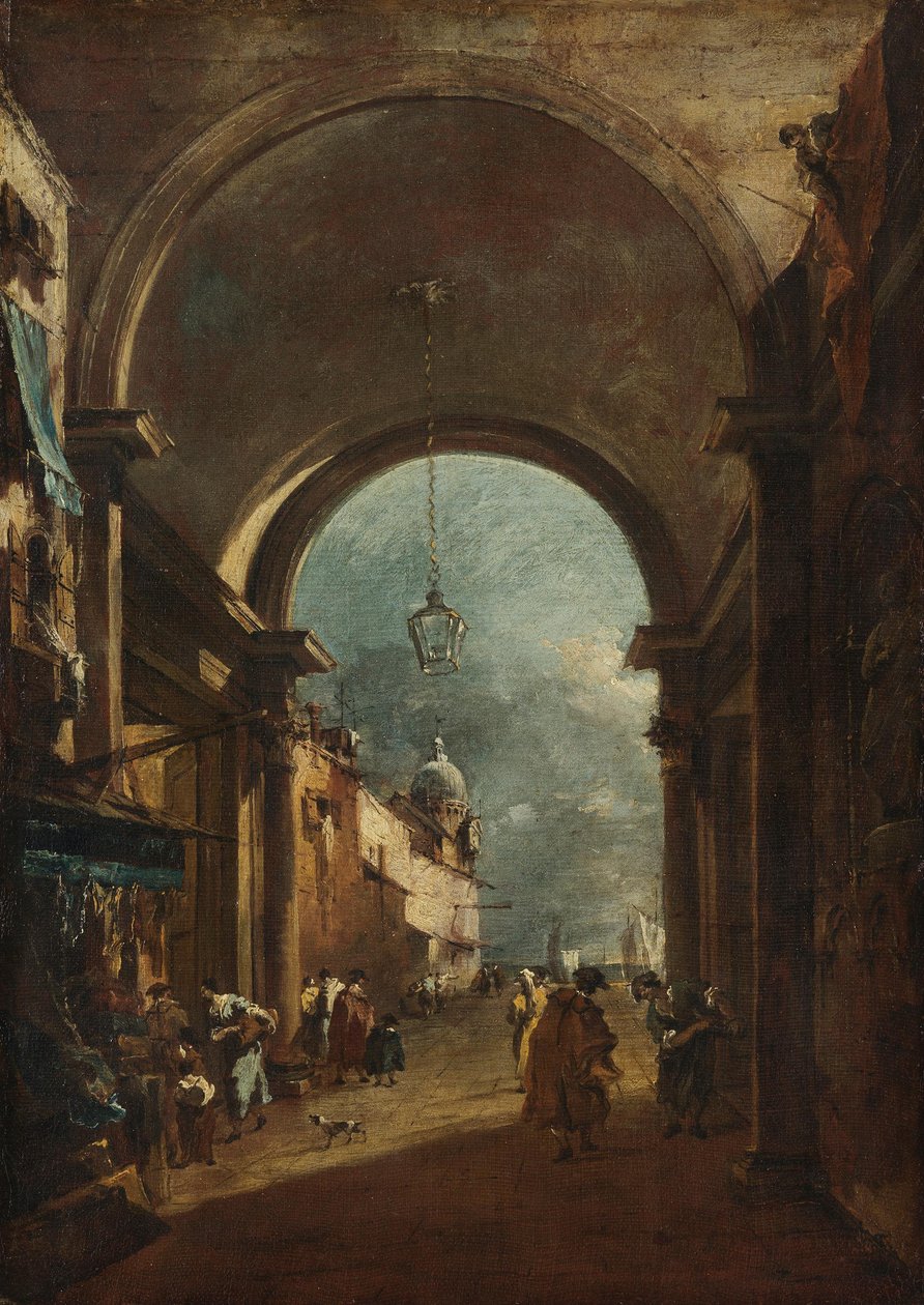 Pohled branou od Francesco Guardi