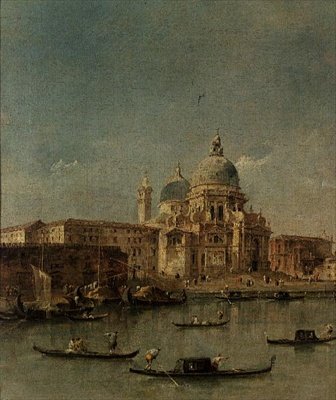 Benátky, Santa Maria della Salute od Francesco Guardi