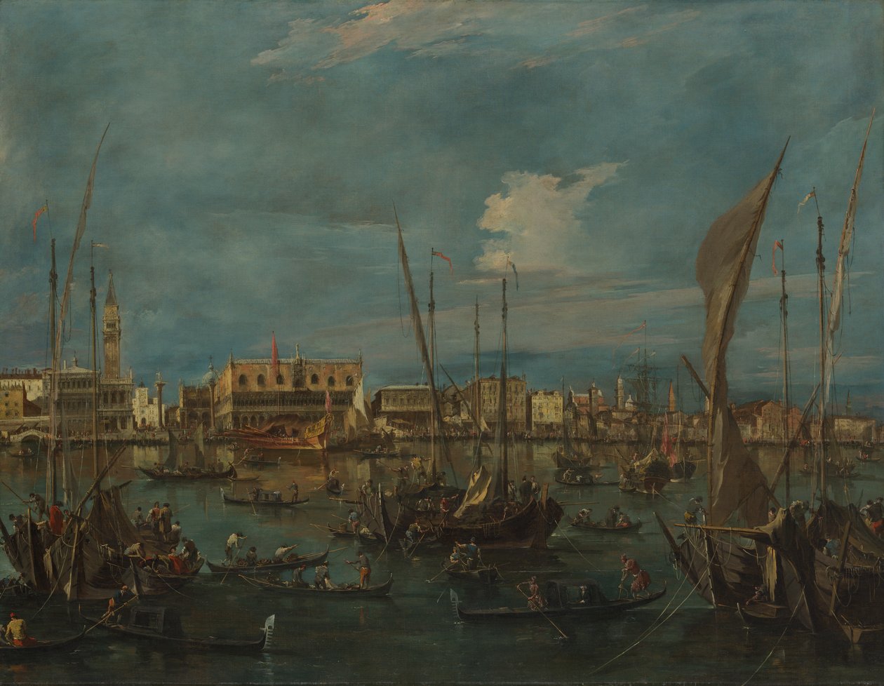 Benátky z pánve San Marco, ca. 1765. od Francesco Guardi
