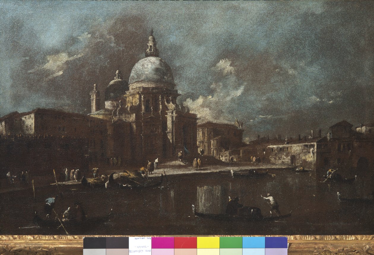 Pohled na kostel Santa Maria della Salute, 1774-91 od Francesco Guardi