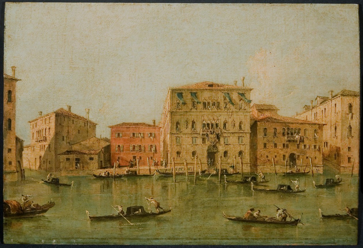 Pohled na Palazzo Loredan dell