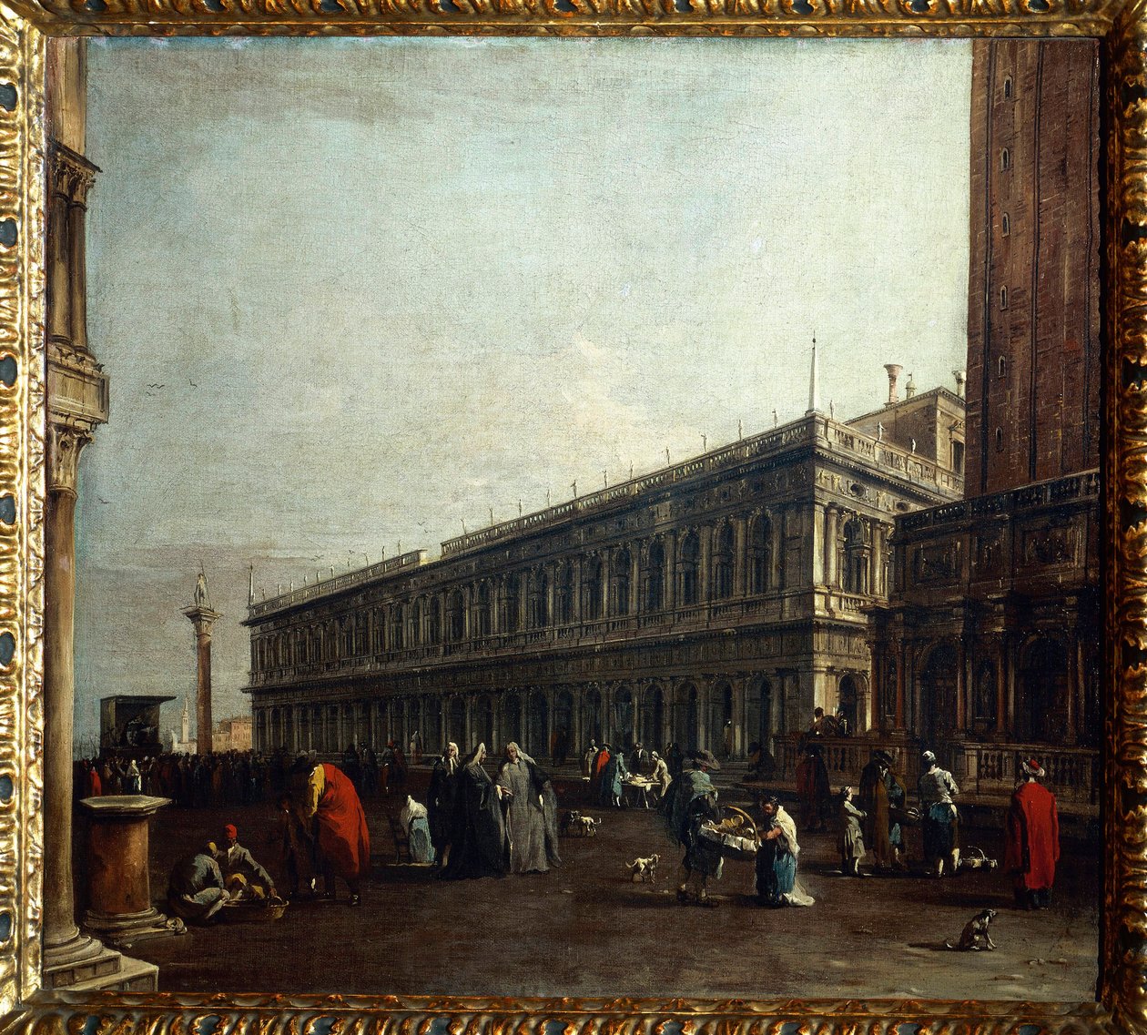 Pohled na Piazzettu od Francesco Guardi
