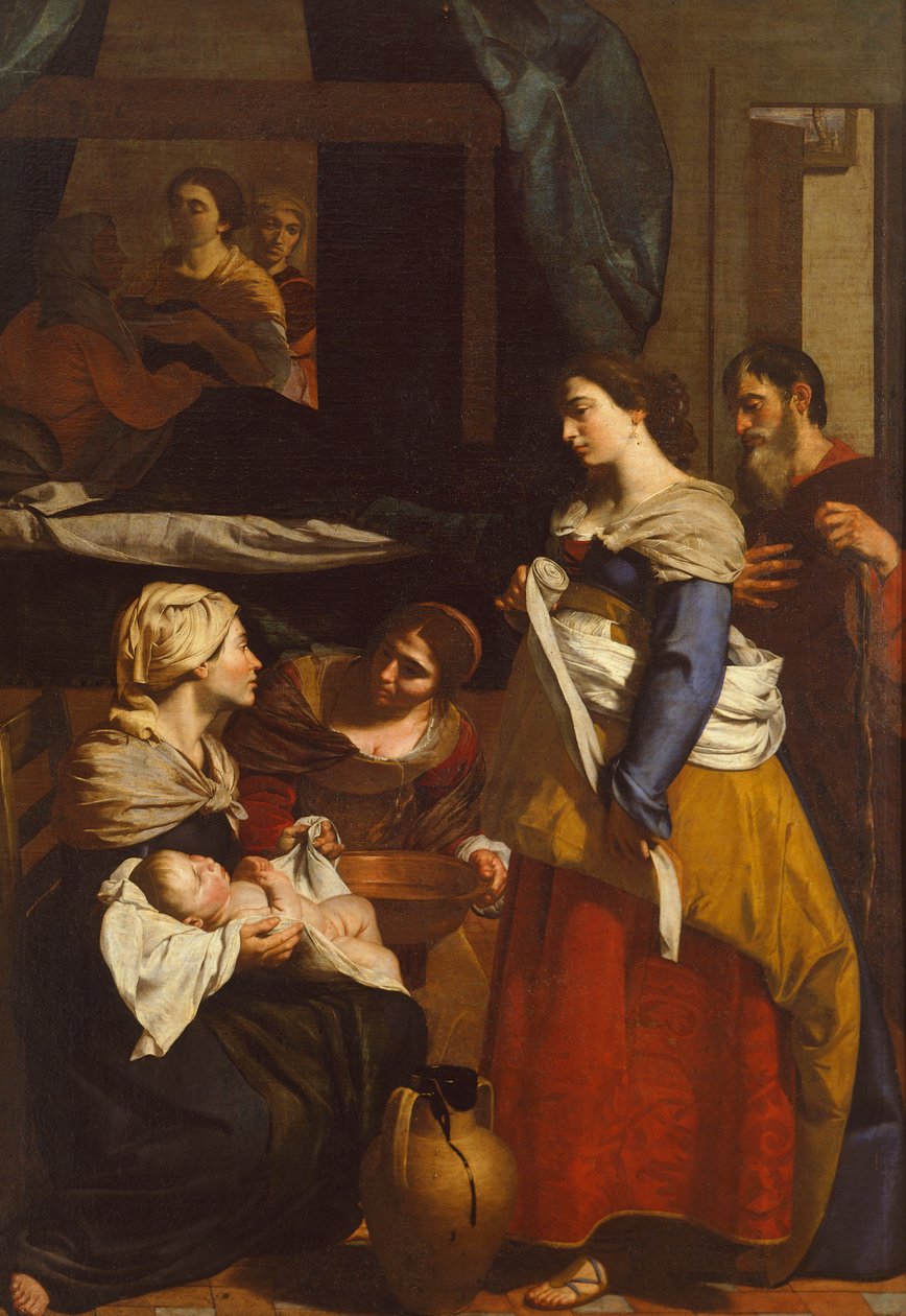 Narození Panny Marie, Francesco Guarino (1611-1654) od Francesco Guarino
