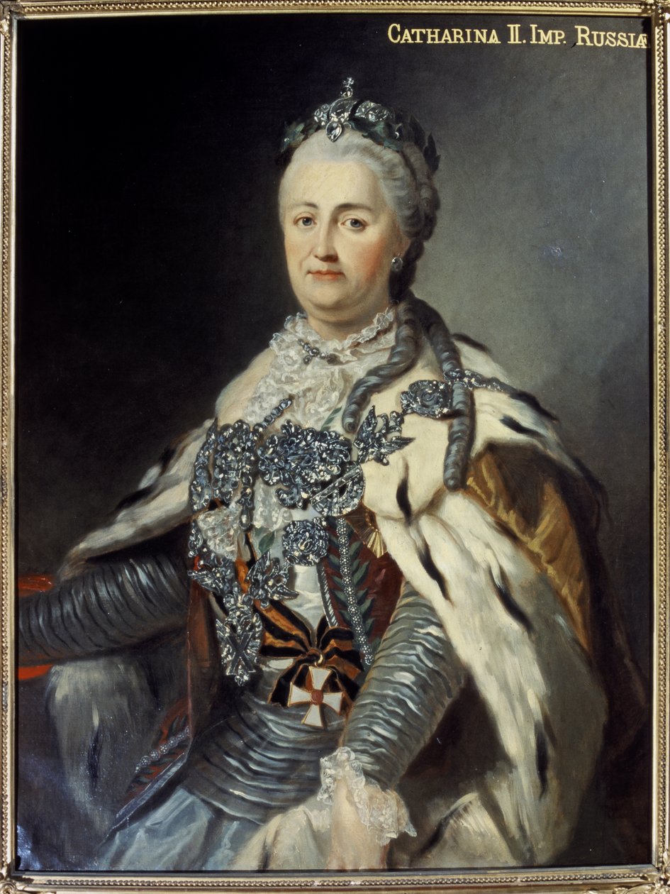 Kateřina II. "Veliká" (1729-1796) (olej na plátně) od Francesco Guerini