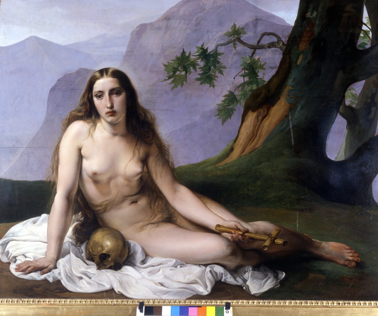 Francesco Hayez (1791 - 1882). Kajícná Madeleine (Vanite). 1833. Milán, Galerie moderního umění. od Francesco Hayez