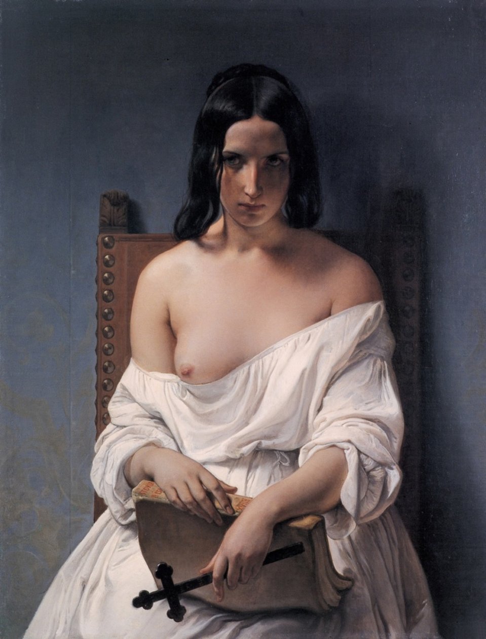 Italština:  La Meditazione Meditace o dějinách Itálie od Francesco Hayez
