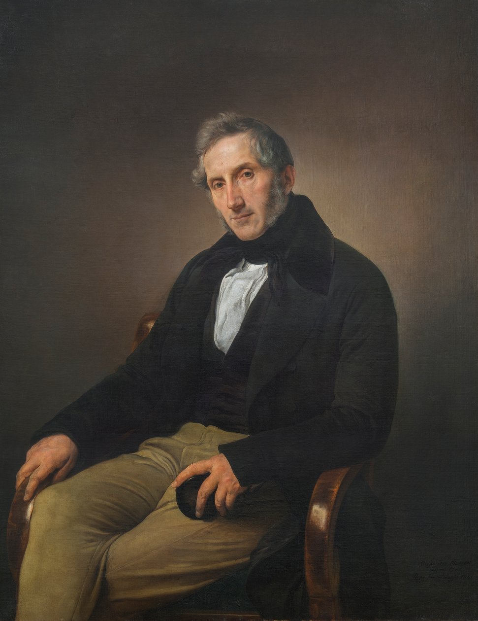 Portrét Alessandra Manzoniho od Francesco Hayez