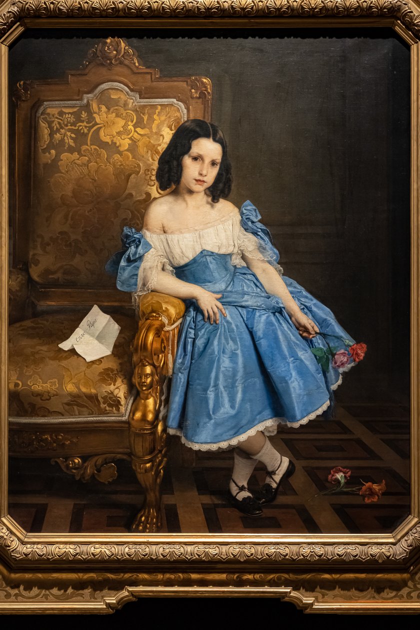 Portrét hraběnky Luigia Negroni Prati Morosini od Francesco Hayez