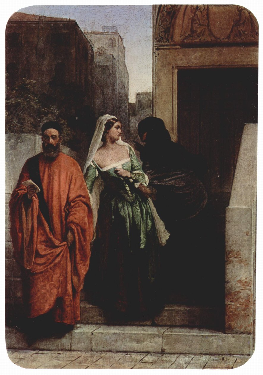 Pomsta soupeřky (Le Veneziane - Ženy z Benátek) od Francesco Hayez