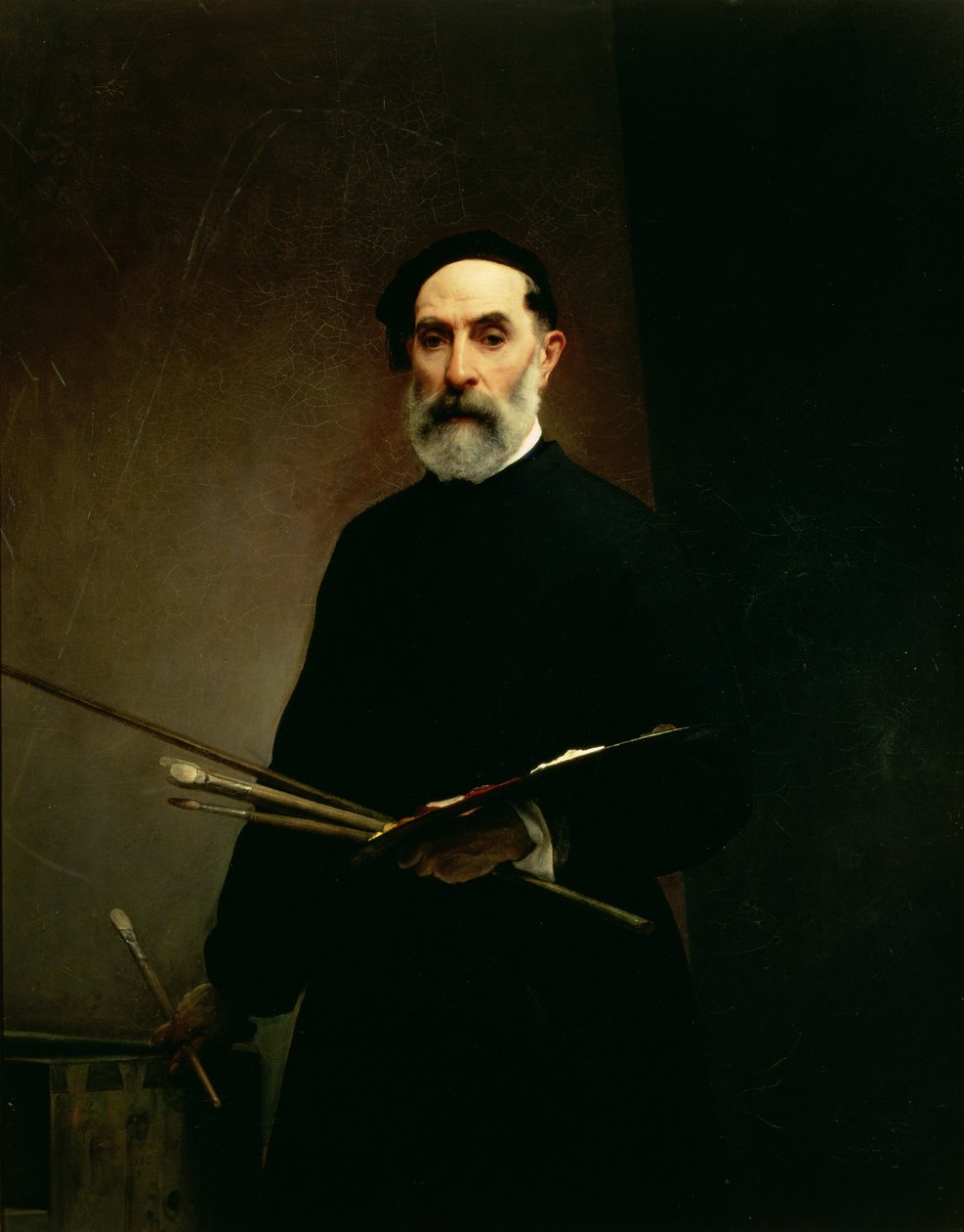 Autoportrét, kolem 1860-62 od Francesco Hayez