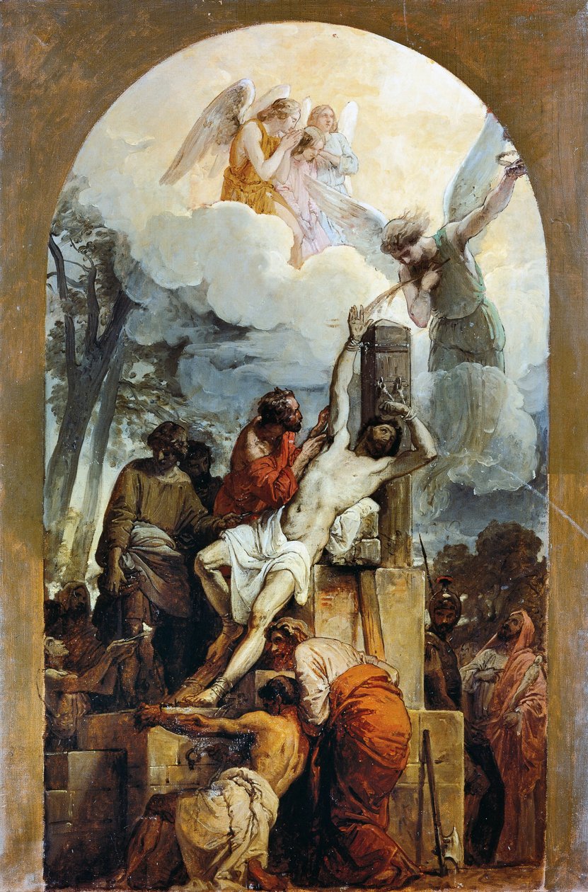 Umučení svatého Bartoloměje od Francesco Hayez