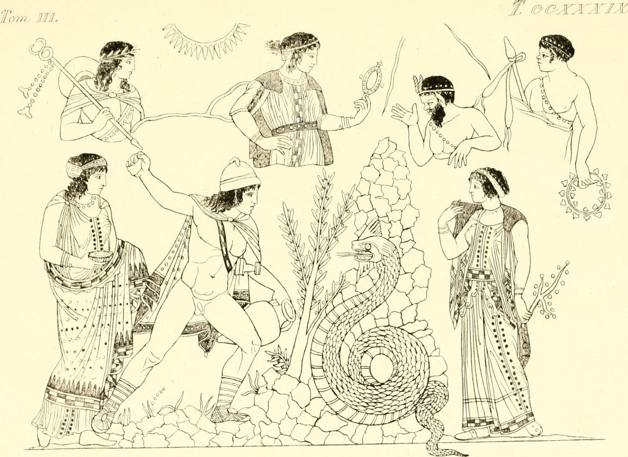 INGHIRAMI(1835) Malby na fiktických vázách, svazek 3, T239 (14761920716) od Francesco Inghirami