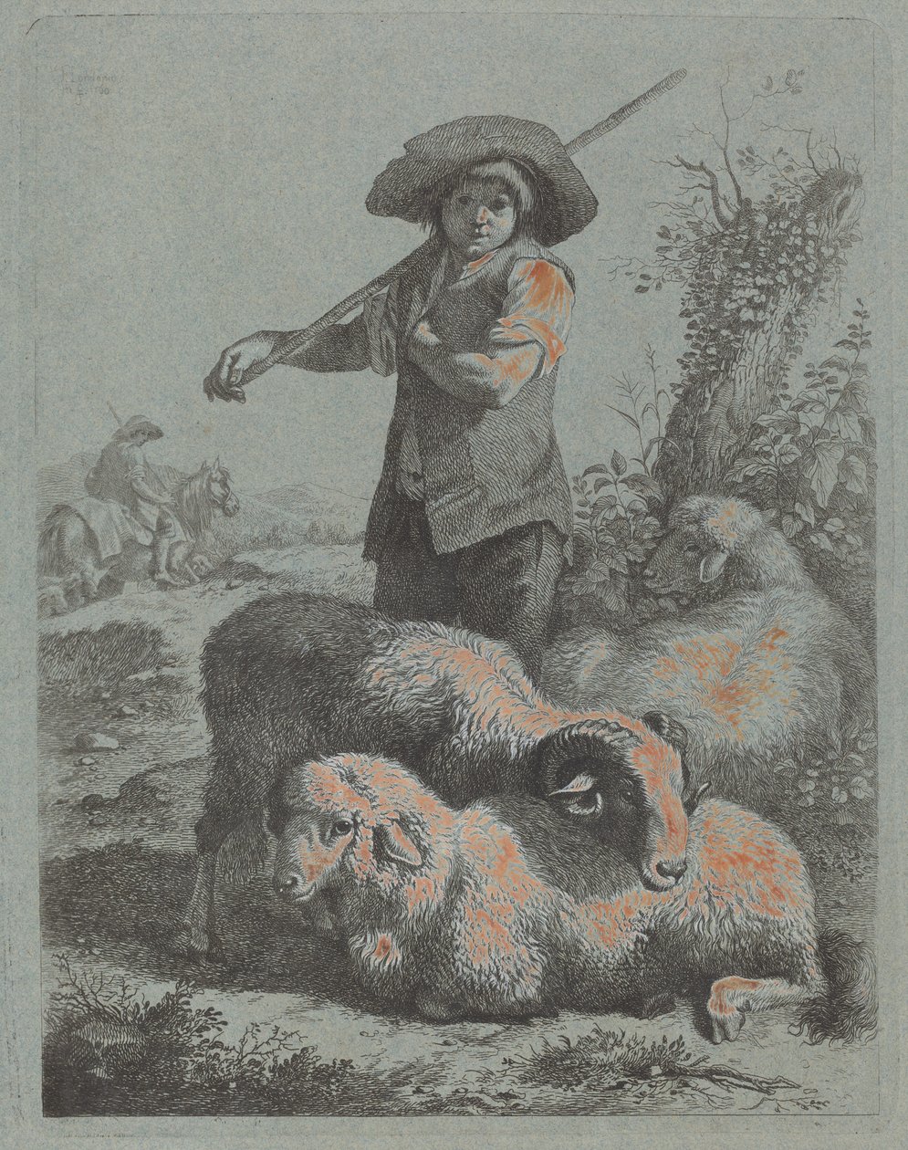 Stálý pastýř, 1760. od Francesco Londonio