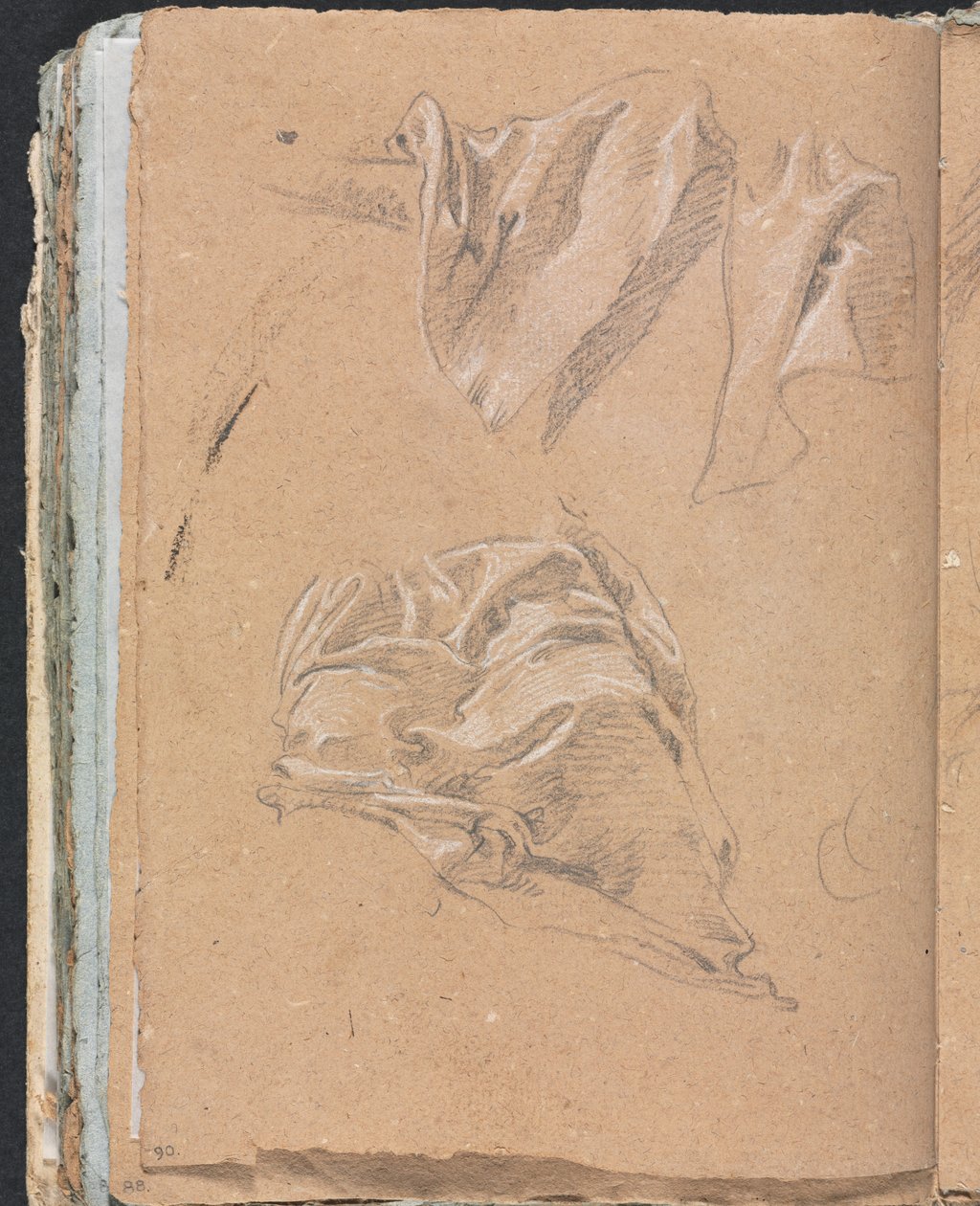 Verona Sketchbook: Studie soukenictví (strana 90) od Francesco Lorenzi