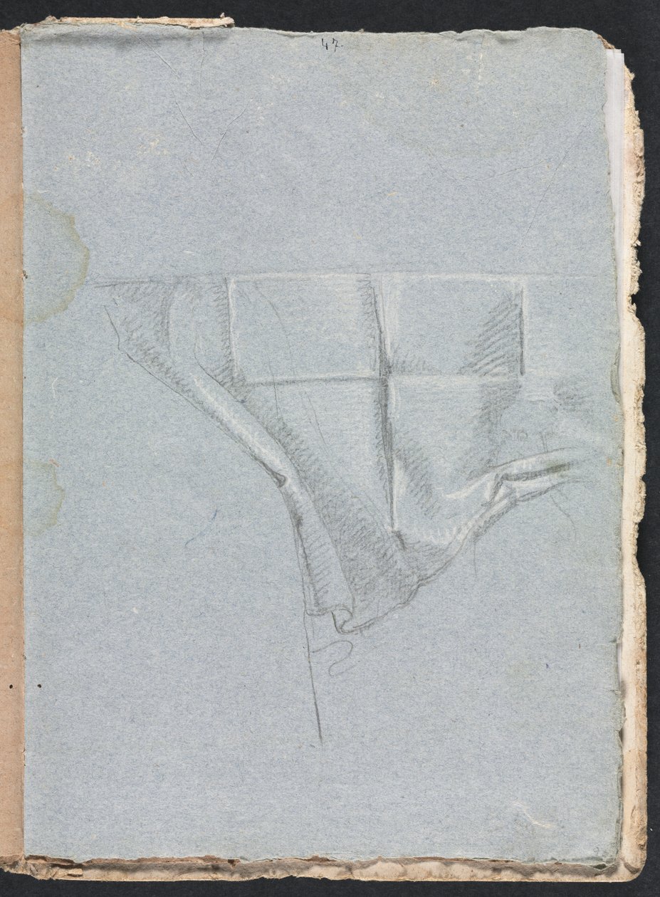 Verona Sketchbook: Drapery study (strana 93) od Francesco Lorenzi