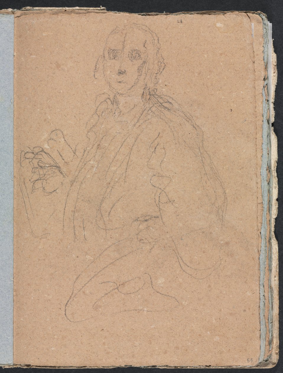 Verona Sketchbook: Gentlemen strana 55, 1760. od Francesco Lorenzi