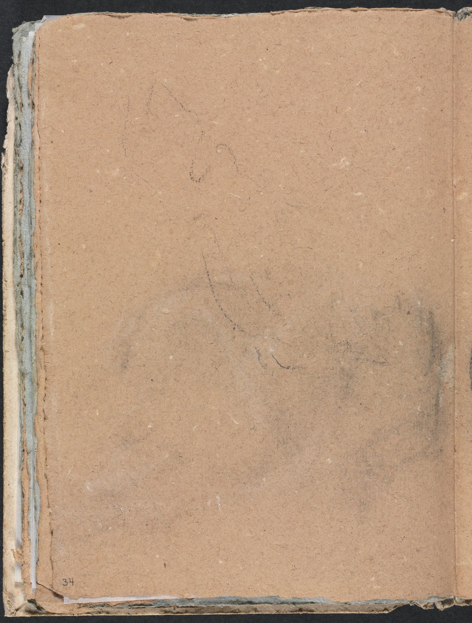 Verona Sketchbook: Nedešifrovatelný formulář strana 34, 1760. od Francesco Lorenzi