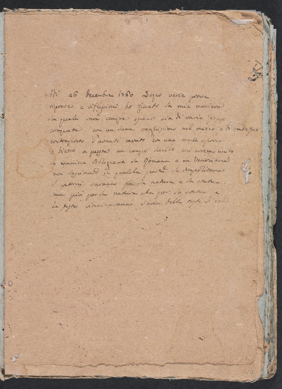Verona Sketchbook: Nápis (strana 1) od Francesco Lorenzi