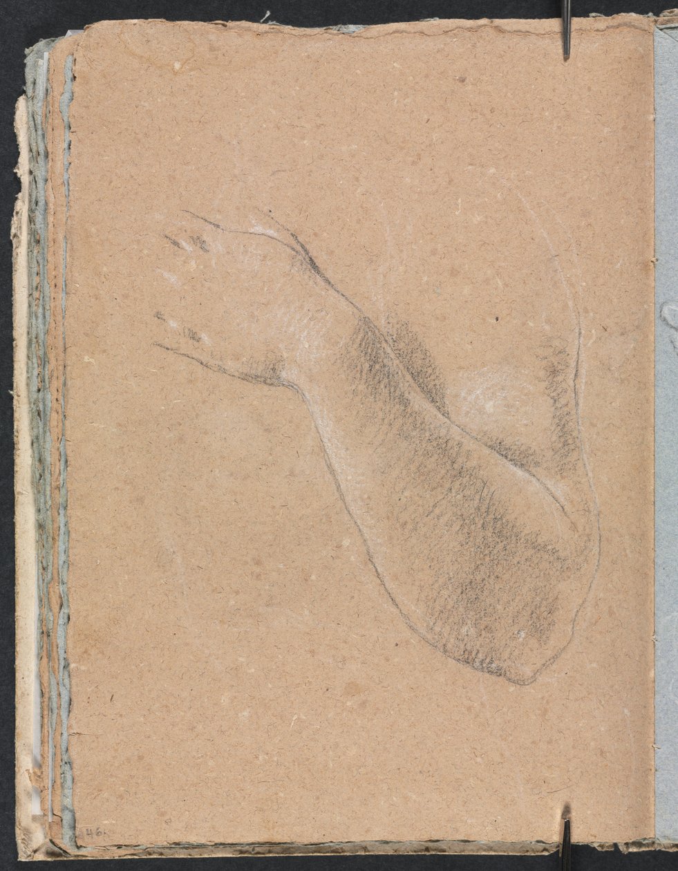 Verona Sketchbook: Levá paže a ruka strana 46, 1760. od Francesco Lorenzi