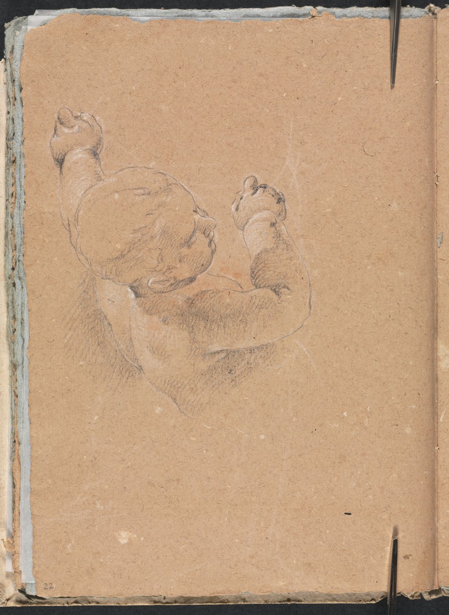 Verona Sketchbook: Putto (strana 22) od Francesco Lorenzi