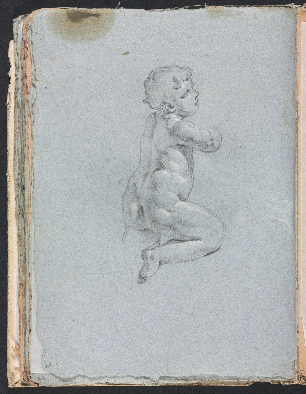 Verona Sketchbook: Putto v profilu (strana 64) od Francesco Lorenzi