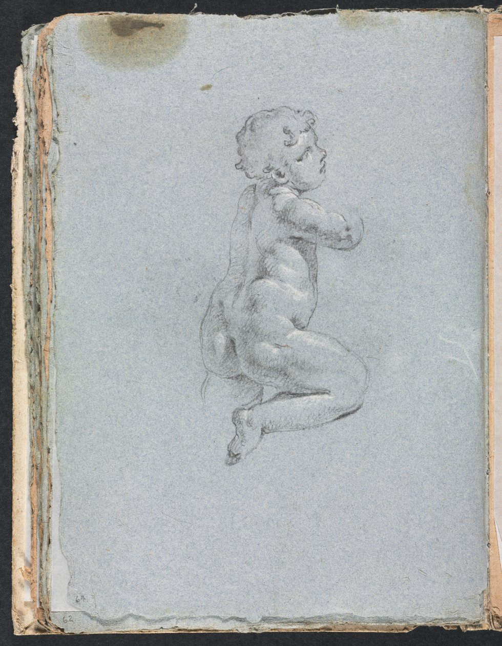 Verona Sketchbook: Putto na stránce profilu 64, 1760. od Francesco Lorenzi
