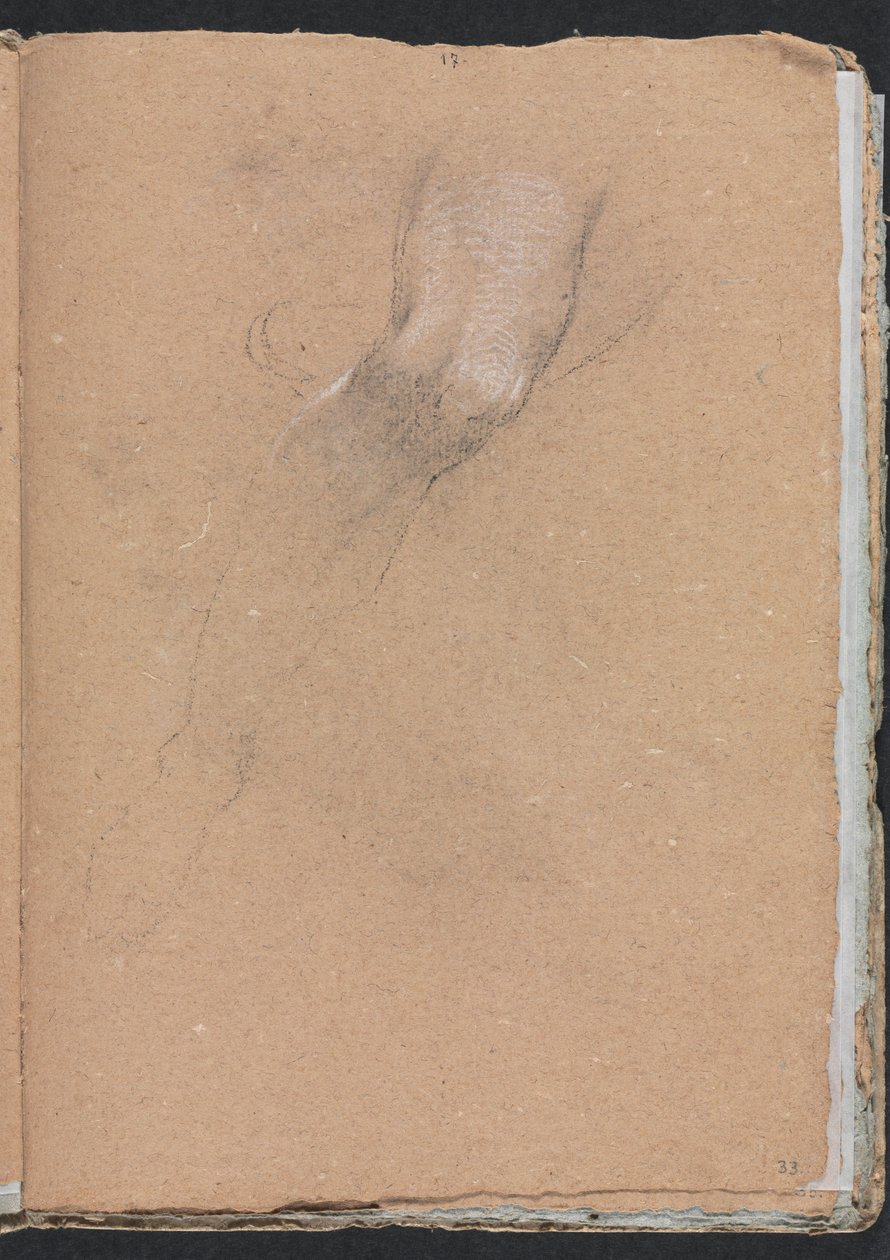 Verona Sketchbook: Pravá noha, strana 33, 1760. od Francesco Lorenzi