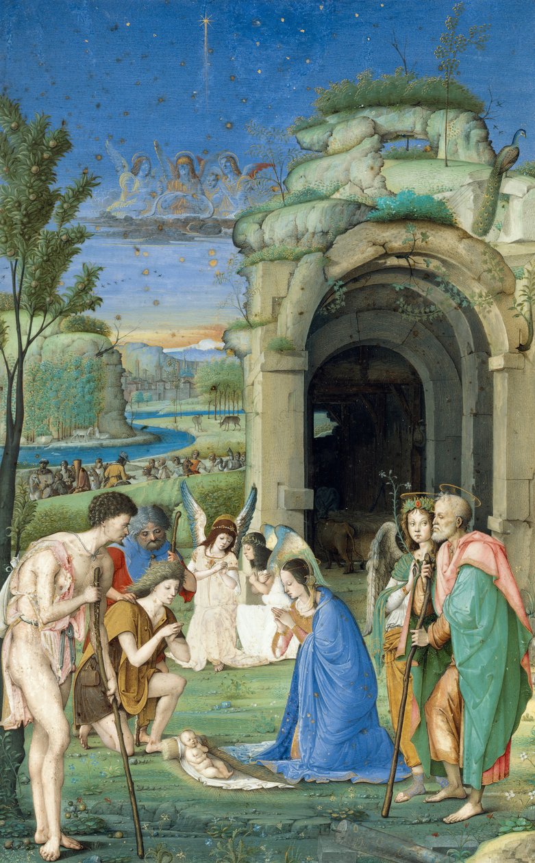 Klanění pastýřů, ca. 1500. od Francesco Marmitta