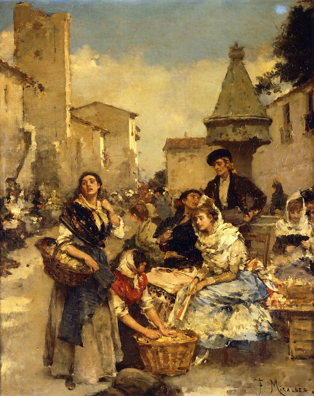 Na trhu, od Francesco Miralles Galaup